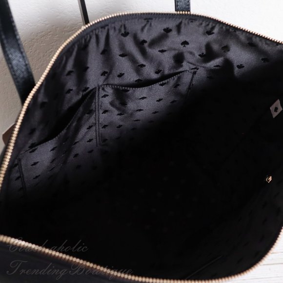 NWT Kate Spade Lola Glitter Tote in Black - Picture 10 of 10